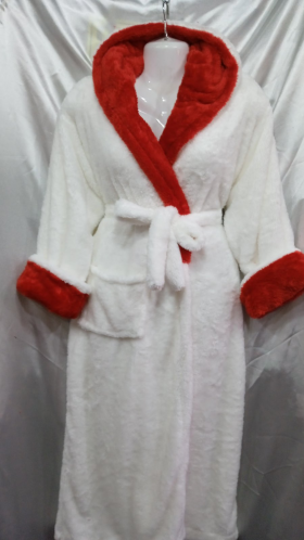 No Brand 1137 white (зима) жіночі халат