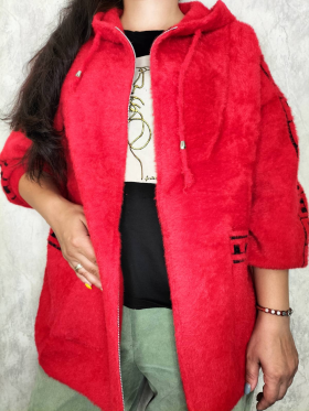 No Brand 615 red (деми) куртка женские