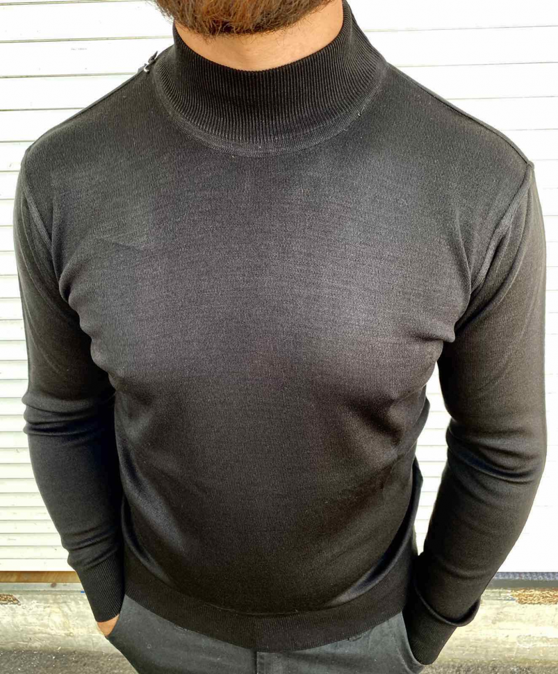 No Brand 3319 grey (деми) свитер мужские
