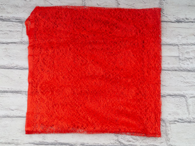 No Brand P135 red (демі) жіночі шарф