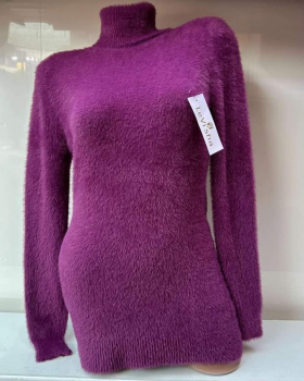 No Brand 5707 purple (зима) свитер женские