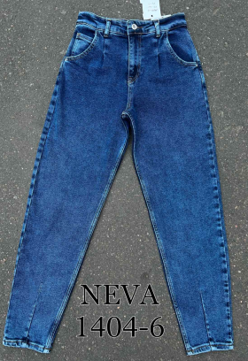 No Brand 1406-6 blue (деми) джинсы женские