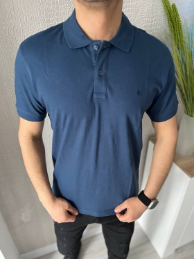 No Brand 34248 blue (лето) футболка мужские