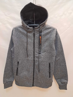 No Brand 2351A grey (зима) кофта мужские