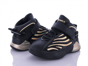 Apawwa DC41 black-gold (демі) кросівки дитячі