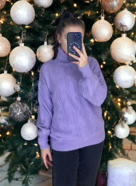 No Brand 26409 lilac (зима) свитер женские