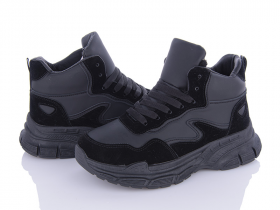Violeta 150-45 black (зима) кросівки жіночі