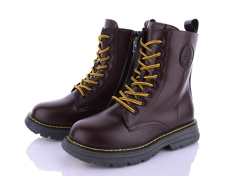 Ailaifa LX12 brown (деми) ботинки женские