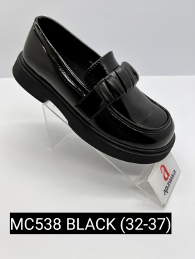 Apawwa Apa-MC538 black (деми) туфли детские