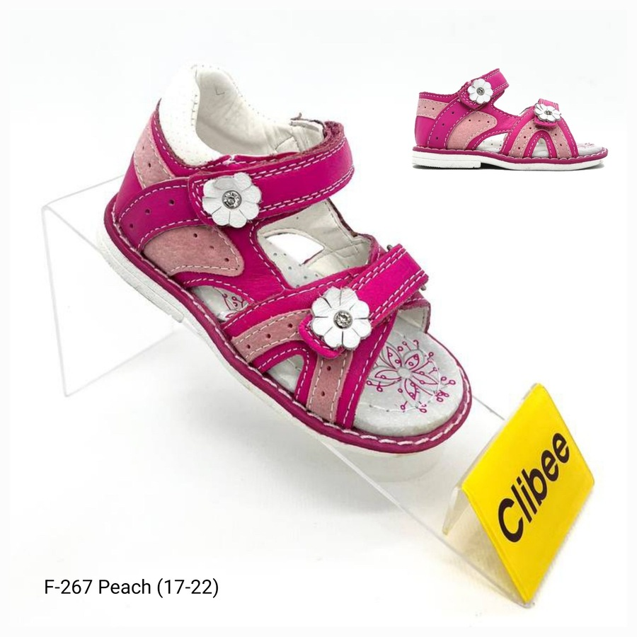 Clibee Apa-F267 peach (літо) дитячі босоніжки