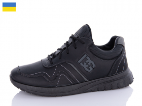 Dago 24-01 чорний (демі) кросівки чоловічі