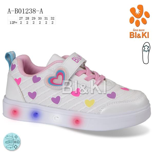 Bi&Ki 01238A LED (деми) кроссовки детские