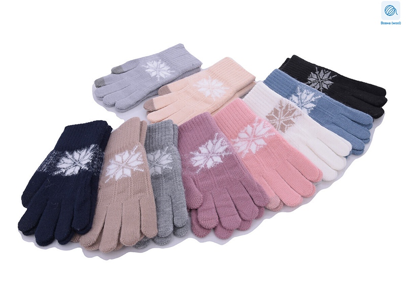 Корона 7838 mix (зима) перчатки женские