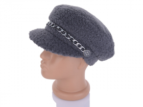 No Brand K10-3 grey (зима) кепка женские