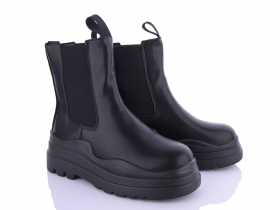 Ailaifa LX14 black (деми) ботинки женские