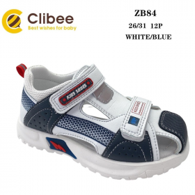 Clibee Ber-ZB84 white-blue (лето) босоножки детские