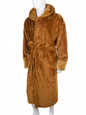 No Brand 31149 brown (зима) чоловічий халат