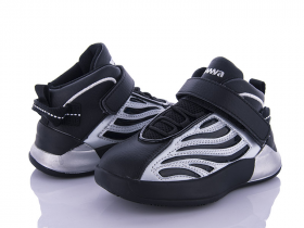 Apawwa DC41 black-silver (демі) кросівки дитячі