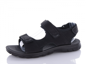 Maznlon A888 black (літо) сандалі чоловічі