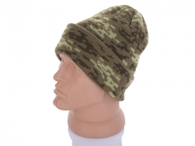 No Brand F0017 khaki (зима) шапка мужские