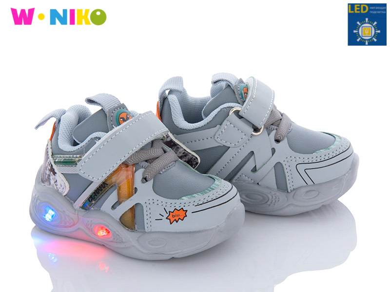 W.Niko CC108-3 LED (деми) кроссовки детские