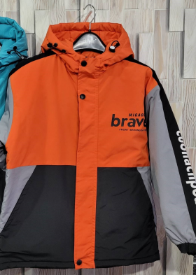 No Brand 008 orange (демі) куртка дитяча