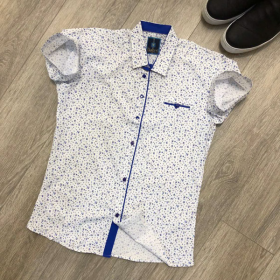 No Brand R261 white (лето) рубашка 