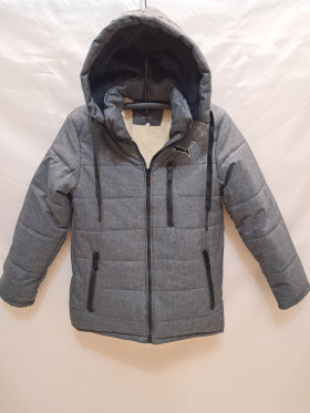 No Brand 4048-1 grey (зима) куртка мужские