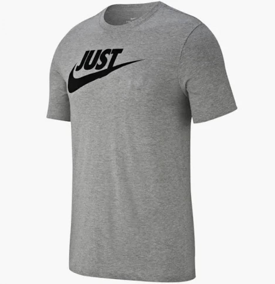 No Brand 2829 grey (лето) футболка мужские