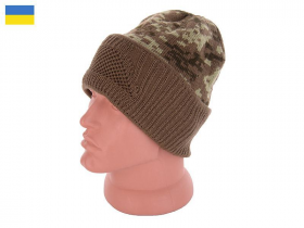 No Brand B001 khaki (шапка-балаклава) (зима) шапка мужские