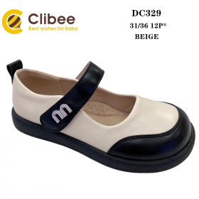 Clibee LD-DC329 beige (лето) туфли детские