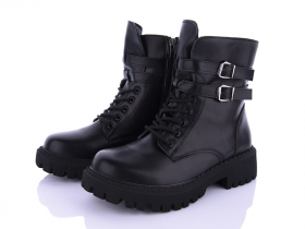 Ailaifa LX18 black (деми) ботинки женские