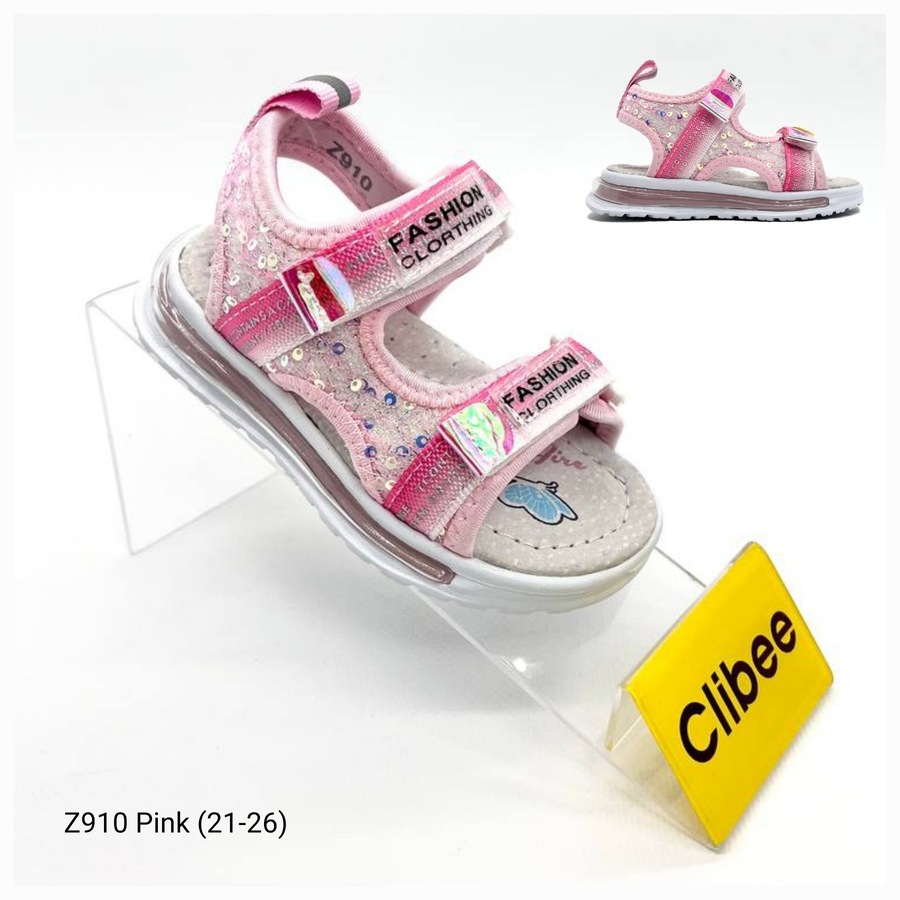 Clibee Apa-Z910 pink (літо) дитячі босоніжки