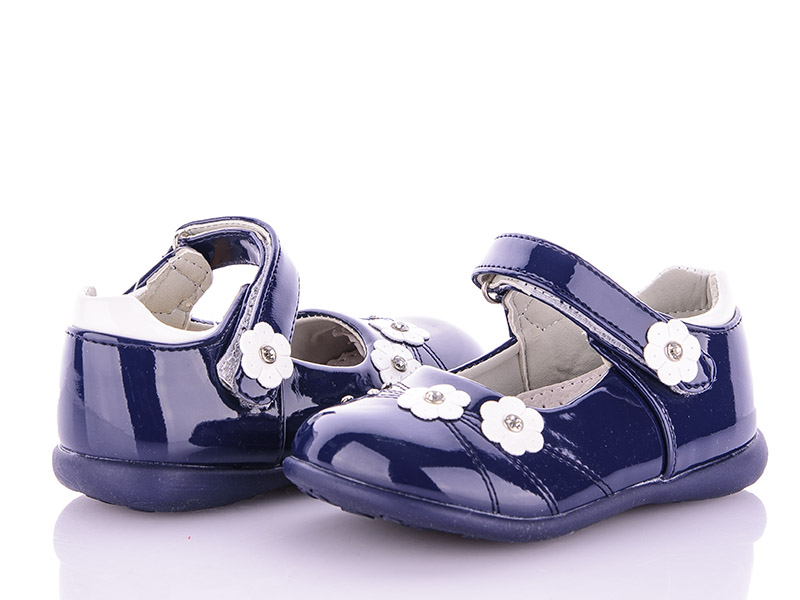 Clibee D502 blue (деми) туфли детские