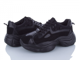 Ailaifa D3582-1 black піна (демі) кросівки жіночі