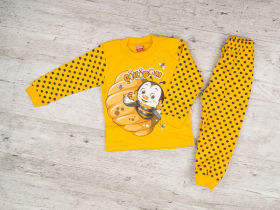 No Brand 301022 yellow (деми) пижама детские