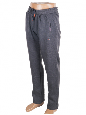 No Brand 5846 grey (зима) штаны спорт мужские
