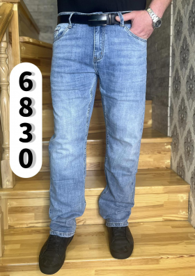 No Brand 6830 blue (деми) джинсы мужские