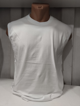 No Brand 1249 white (лето) футболка мужские
