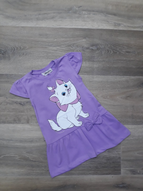 No Brand 8620 purple (лето) платье детские
