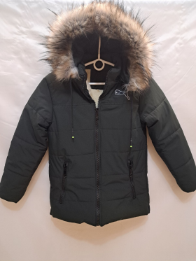 No Brand 3240-1 black (зима) куртка дитяча