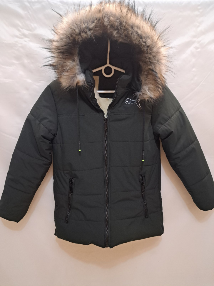 No Brand 3240-1 black (зима) куртка детские