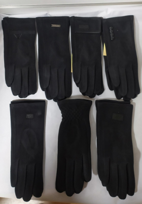 No Brand 24 black (зима) перчатки женские