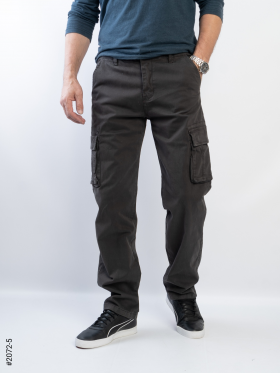 No Brand 2072-5 grey (деми) джинсы мужские