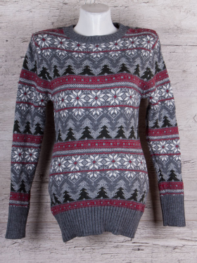 No Brand B4745 grey (зима) свитер женские