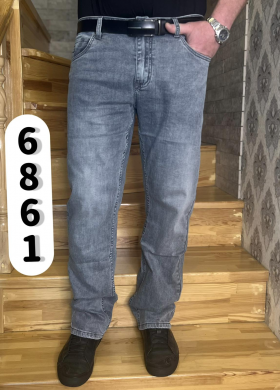 No Brand 6861 blue (деми) джинсы мужские
