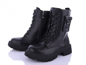 Ailaifa LX20 black (деми) ботинки женские