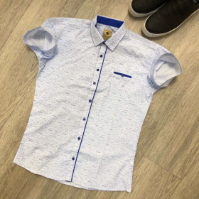 No Brand R265 white (лето) рубашка 