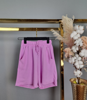 No Brand 478 lilac (лето) шорты женские