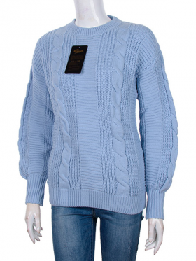 No Brand Miss Elanora 626 l.blue (зима) светр жіночі